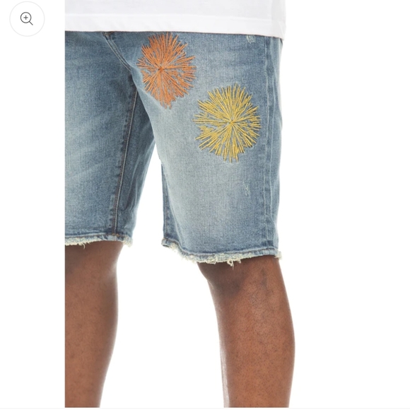 Akoo Shockwave Jean Short in Kir Royal - Picture 3 of 8